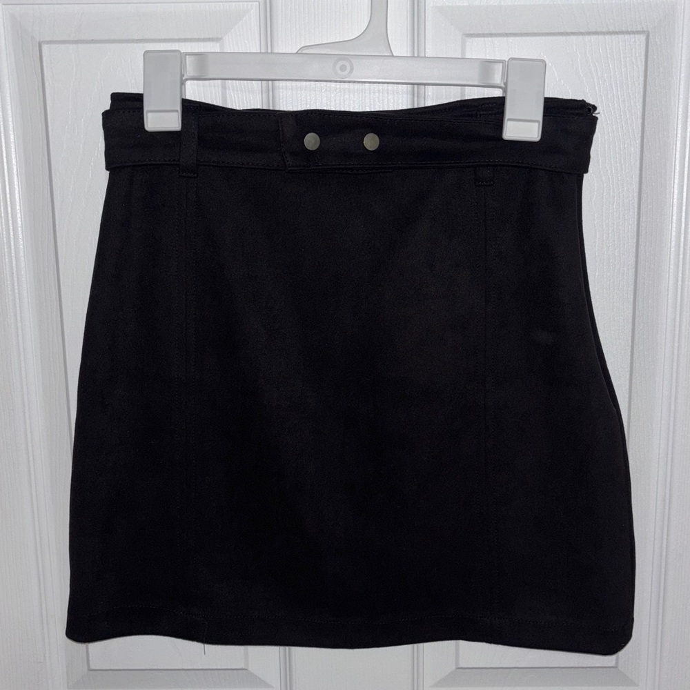 Suede Mini Skirt